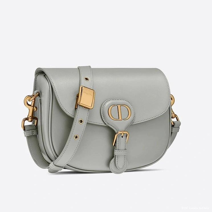 Cheap Box Grey Medium Bag Calfskin Bobby Dior 0724 Luxury